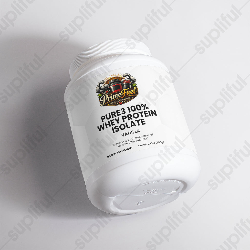 Pure3 100% Whey Protein Isolate (Vanilla)