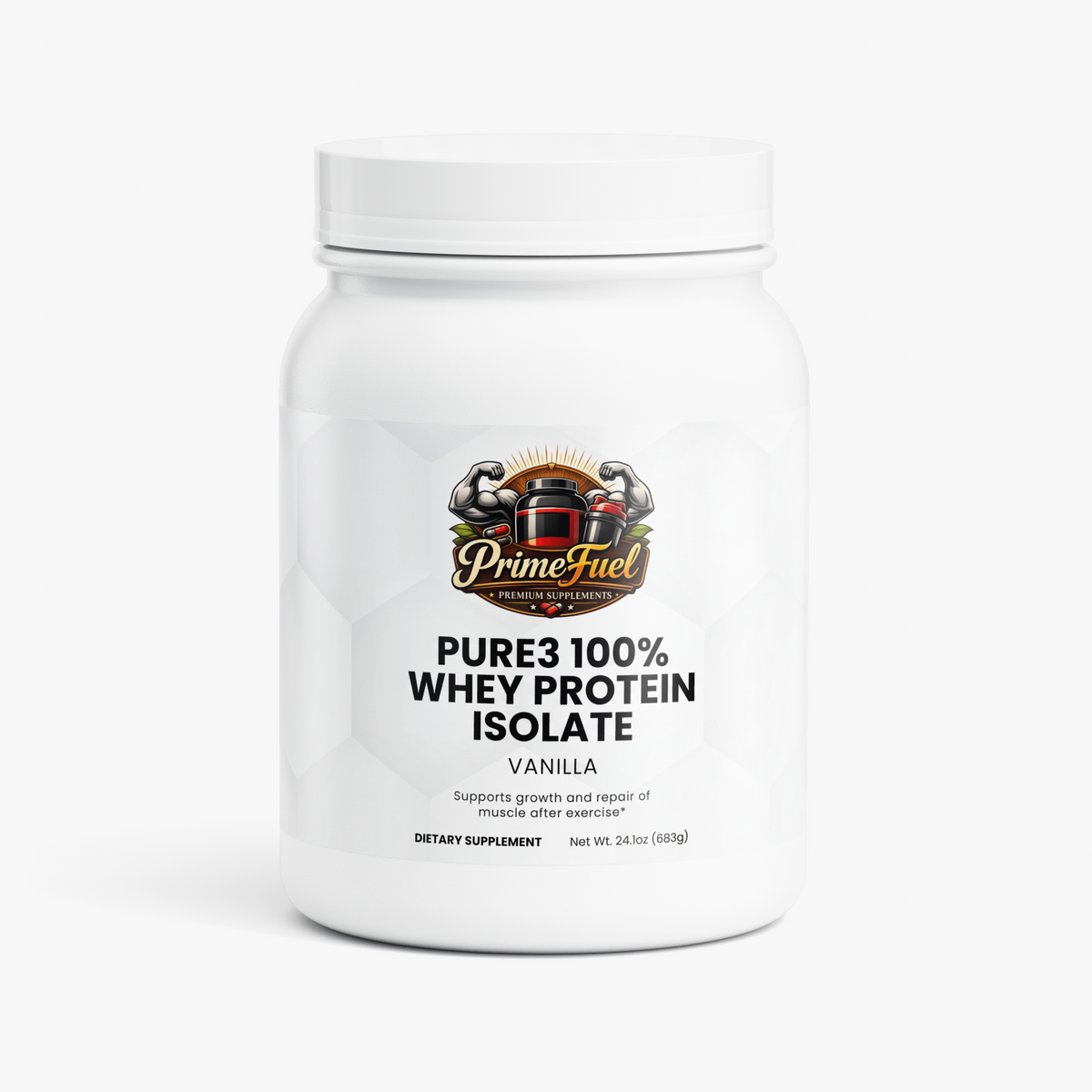Pure3 100% Whey Protein Isolate (Vanilla)