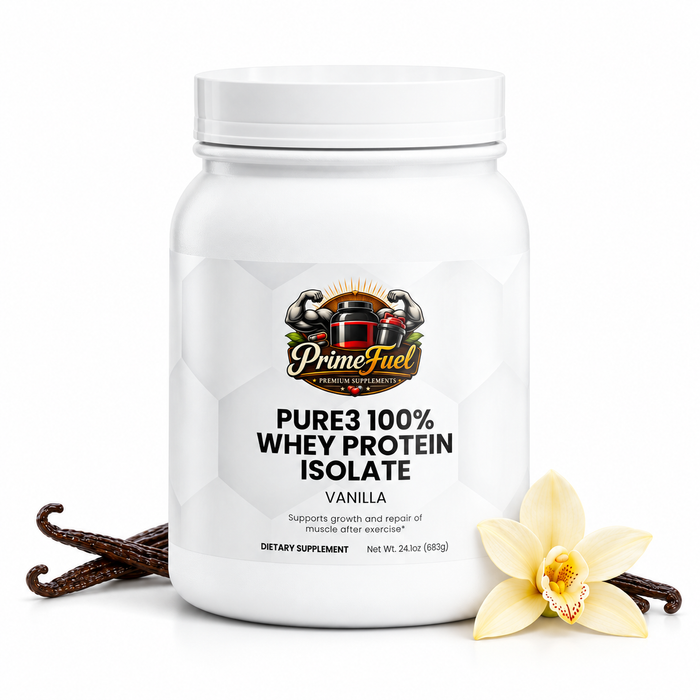Pure3 100% Whey Protein Isolate (Vanilla)